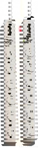 6 OUTLET INDUSTRIAL SURGE 1050J METAL SU